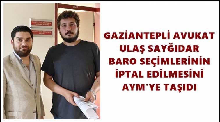 Baro se&ccedil;imleri AYM&rsquo;ye taşındı!
