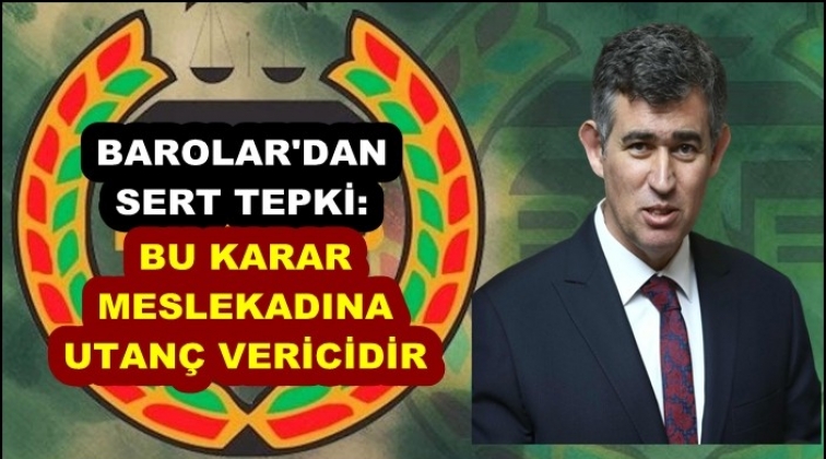 Barolar Feyzioğlu&rsquo;na karşı eyleme ge&ccedil;iyor