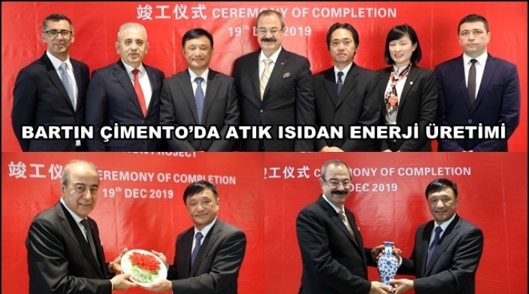 Bartın Çimento'da atık ısıdan enerji üretimi