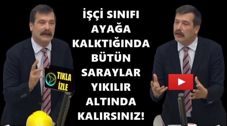 Baş: İş&ccedil;ilerin depreminde b&uuml;t&uuml;n saraylar yıkılır