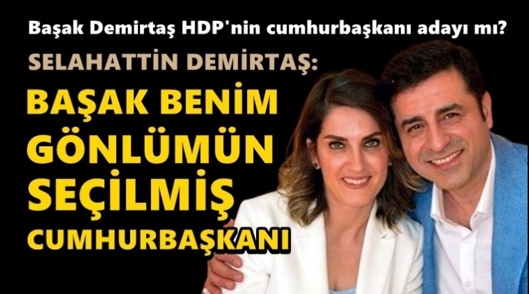 Başak Demirtaş HDP'nin cumhurbaşkanı adayı mı?