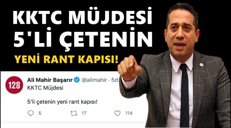 Başarır:&nbsp;KKTC m&uuml;jdesi, 5&rsquo;li &ccedil;etenin yeni rant kapısı!