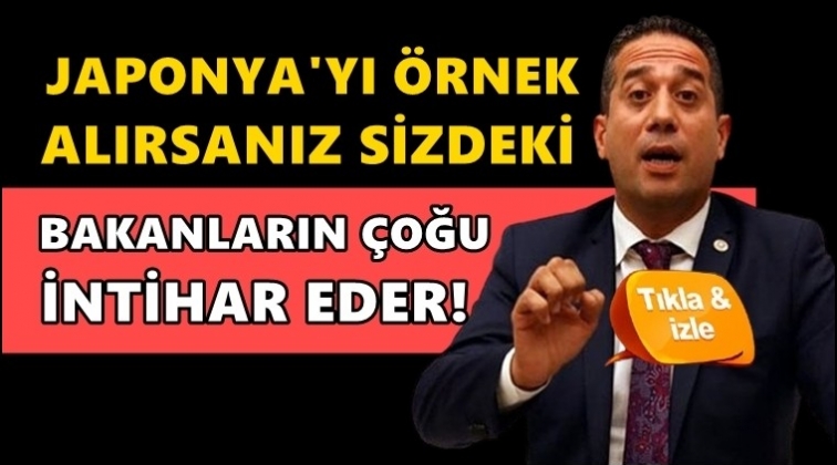 Başarır: Sizdeki bakanların &ccedil;oğu intihar eder...