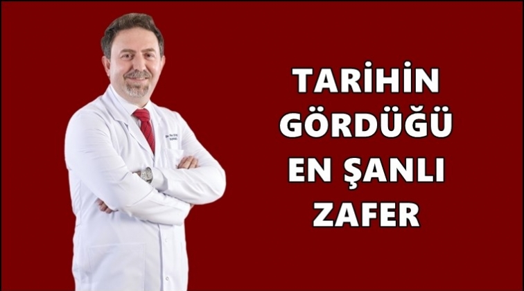 Başhekim Ulaş Yanık&rsquo;tan 18 Mart mesajı