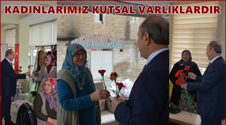 Başkan Kılı&ccedil;, Kadınlar G&uuml;n&uuml;'n&uuml; kutladı