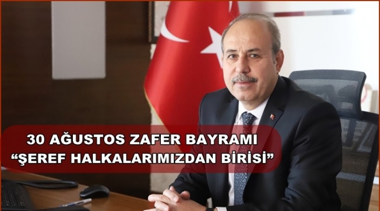 Başkan Kılı&ccedil;, Zafer Bayramı'nı kutladı