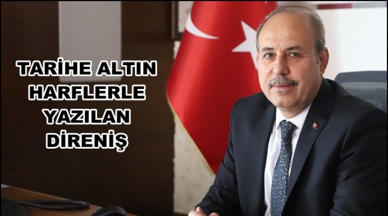 Başkan Kılı&ccedil;'tan 25 Aralık mesajı