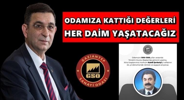 Başkan Ünverdi'den Kamil Şerbetçi mesajı