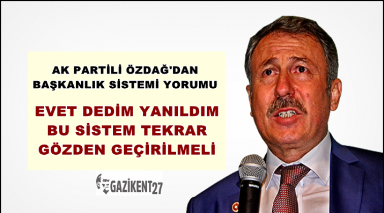 Başkanlık sistemine "Evet" dediği i&ccedil;in pişman...