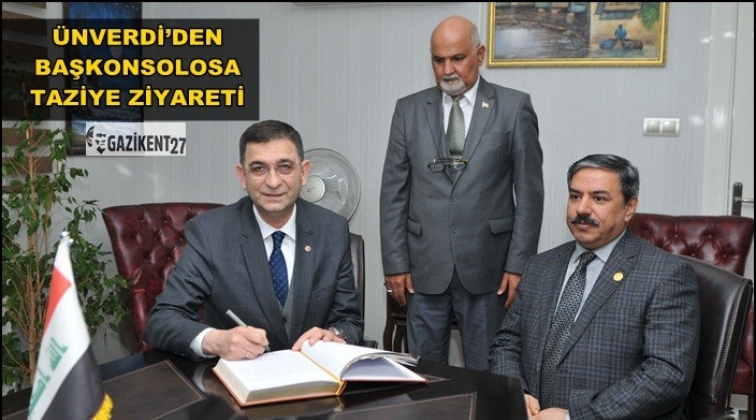 Başkonsolos Janabi&rsquo;ye taziye ziyareti