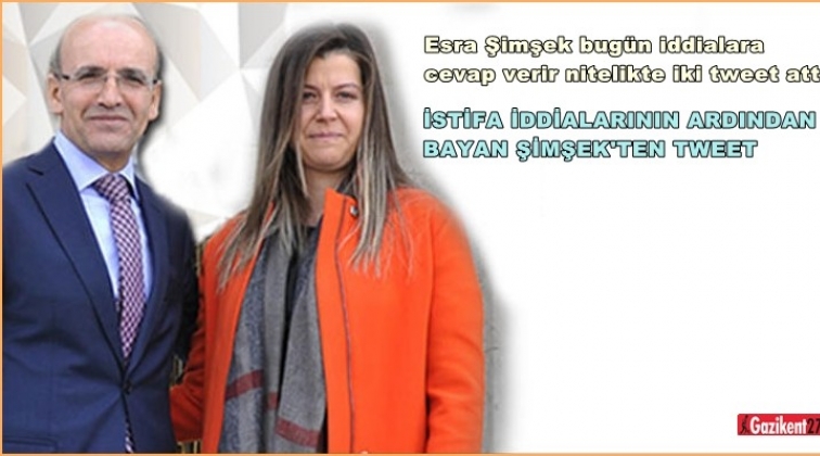 Bayan Şimşek&rsquo;ten manidar paylaşım