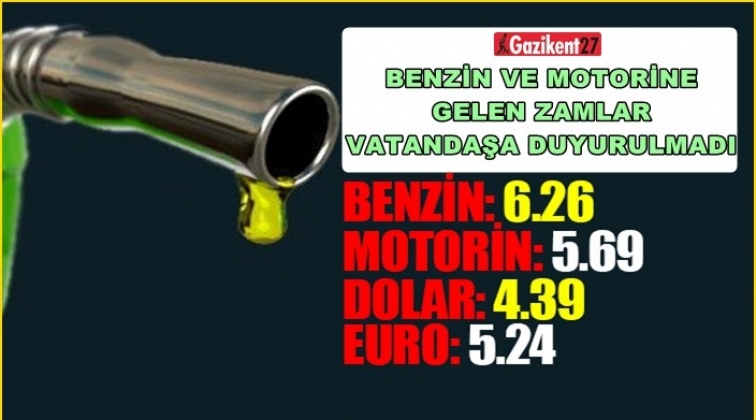 Benzin 6.26, motorin 5.69...