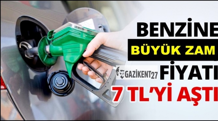 Benzin büyük zam! 7 lirayı gördü