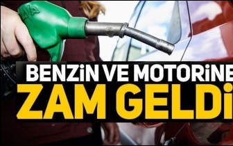 Benzin ve motorine&nbsp;yine zam geldi!