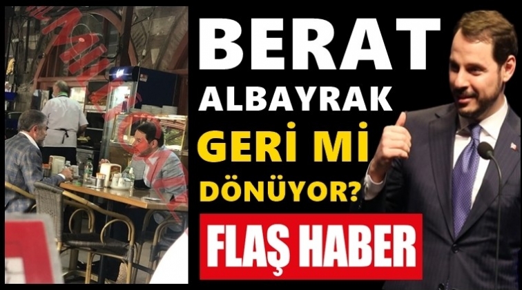 Berat Albayrak geri mi d&ouml;n&uuml;yor?..