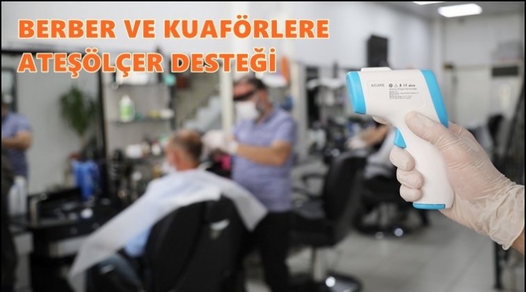 Berber ve kuaf&ouml;rlere ateş &ouml;&ccedil;ler desteği