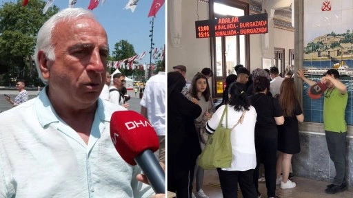 Beşiktaş İskelesi'nde 'Adalar' yoğunluğu: 'Kabataş’tan daha kalabalık, binmekten