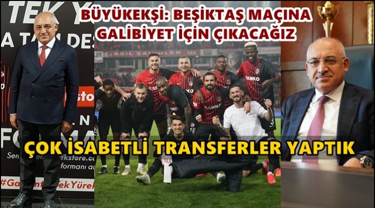 "Beşiktaş maçı ile çıkışımızı sürdürmek istiyoruz"