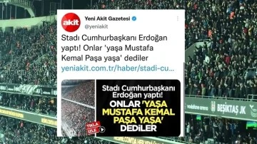 Beşiktaş taraftarının İzmir Marşı, Yeni Akit'i çıldırttı!