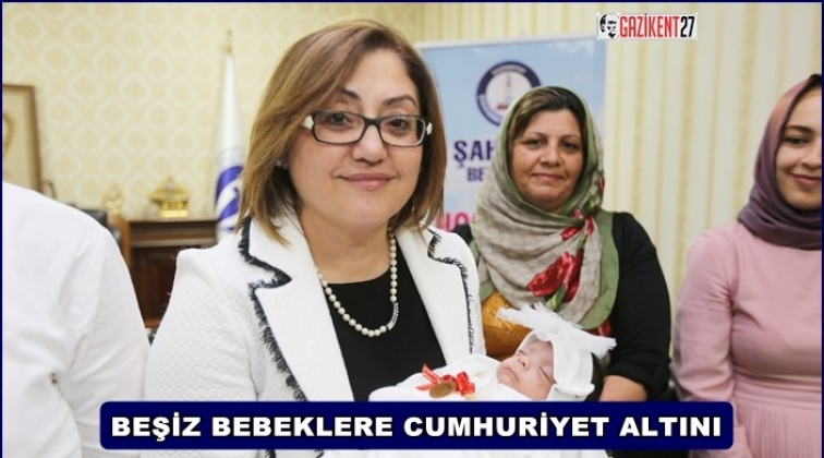 Beşizlere birer cumhuriyet altını...