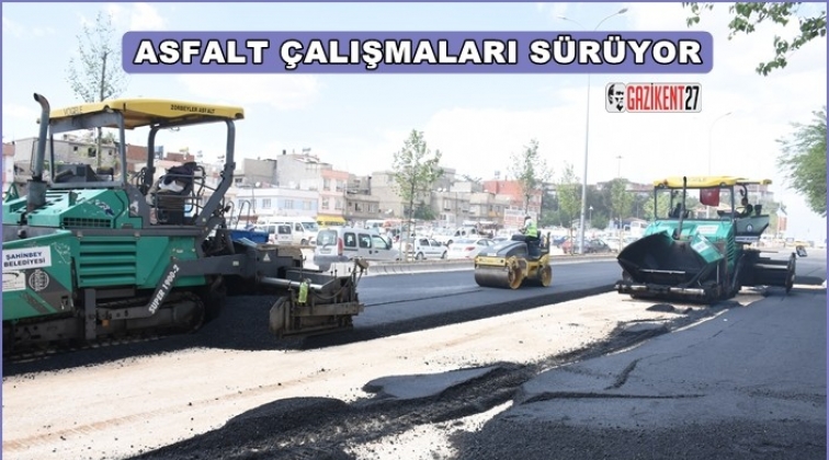 Beştepe&rsquo;de asfalt &ccedil;alışmaları