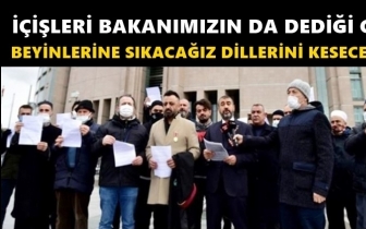 'Beyinlerine sıkacağız, dillerini keseceğiz!'
