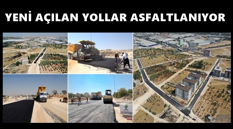 Beykent'te asfalt &ccedil;alışması