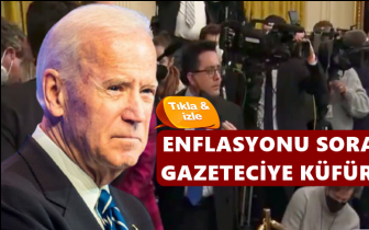 Biden, enflasyonu soran gazeteciye k&uuml;f&uuml;r etti!
