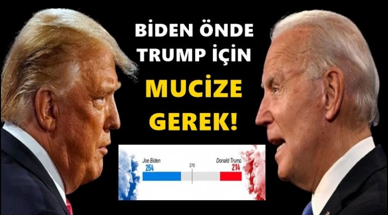 Biden önde, Trump'ın tek şansı kaldı...