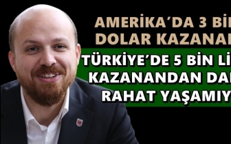 Bilal Erdoğan: 5 bin lira 3 bin dolardan k&uuml;&ccedil;&uuml;k değil