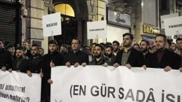 Bilal Erdoğan'ın vakfından Taksim'de tekbirli yürüyüş