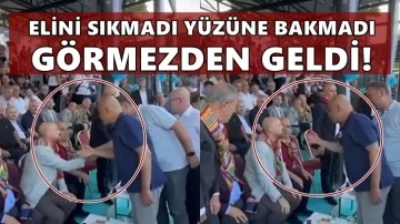 Bilal Erdoğan, Turhan Çömez'in elini havada bıraktı!