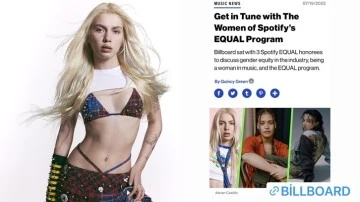 Billboard'a r&ouml;portaj veren ilk T&uuml;rk sanat&ccedil;ı oldu!