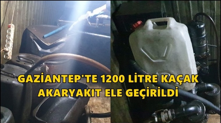 Bin 200 litre ka&ccedil;ak akaryakıt ele ge&ccedil;irildi