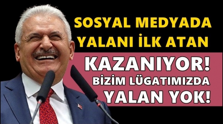 Binali Yıldırım: Bizim l&uuml;gatımızda yalan yok!