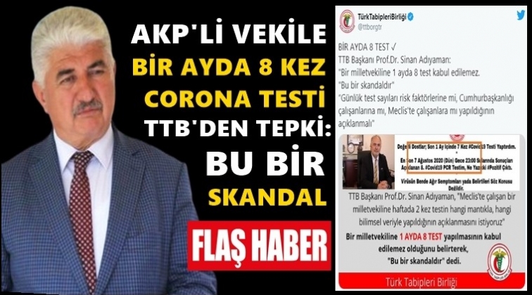 Bir ayda 8 test yaptıran AKP'liye tepki