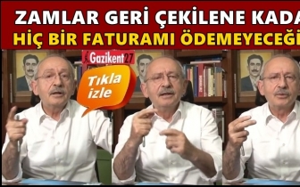 Kılı&ccedil;daroğlu: Zamlar geri &ccedil;ekilene kadar...