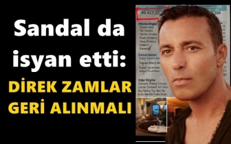 Bir fatura isyanı da Mustafa Sandal'dan!