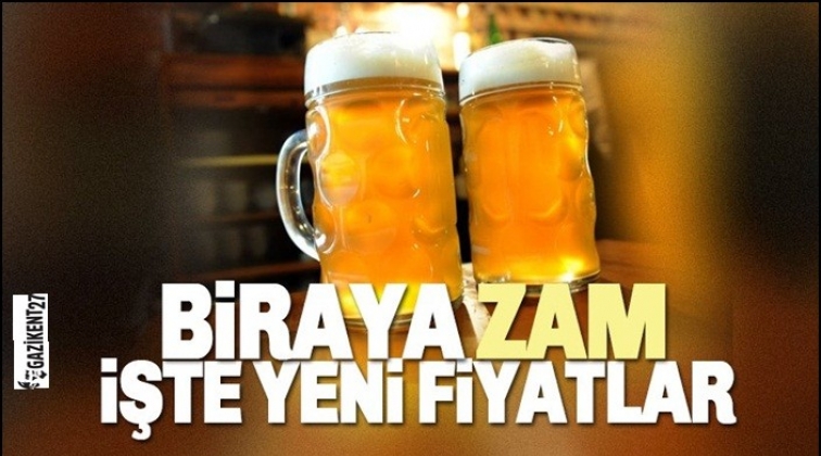 Bira fiyatı 9,25’e çıktı!