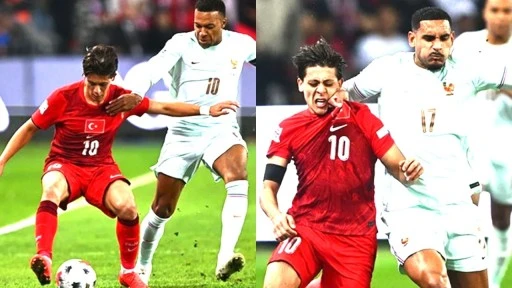 Bizim &Ccedil;ocuklar, Fransa'ya tek golle mağlup oldu!