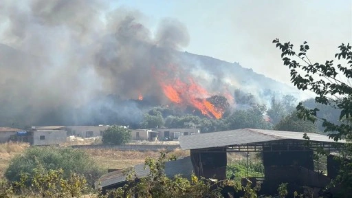 Bodrum’da yangın! Alevler yerleşim yerlerine doğru ilerliyor