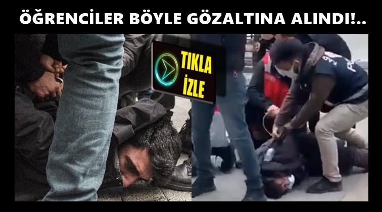 Boğazi&ccedil;i eylemine &ccedil;ok sert m&uuml;dahale...