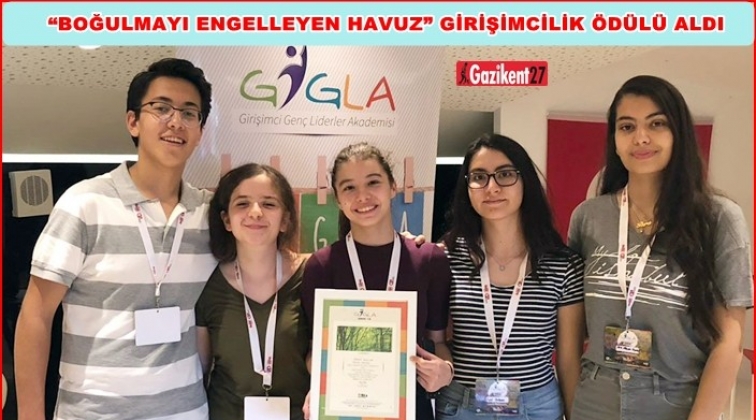 'Boğulmayı Engelleyen Havuz' ödül getirdi