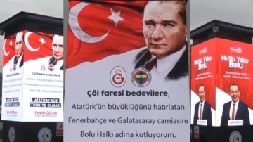 Bolu'da Atatürk görselli bilboardlara soruşturma!