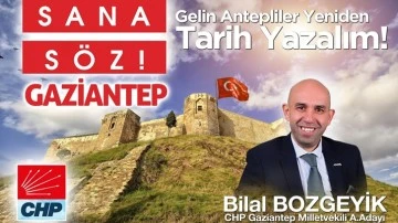 Bozgeyik: Gelin Gaziantepliler yeniden tarih yazalım...