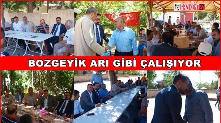 Bozgeyik'ten Barak k&ouml;ylerine bayram ziyareti