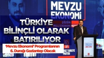 BTP Lideri Baş: T&uuml;rkiye bilin&ccedil;li olarak batırılıyor