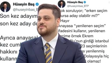 BTP Lideri Hüseyin Baş: Erdoğan hiçbir koşulda aday olamaz!