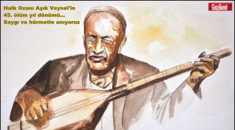 Bug&uuml;n Aşık Veysel'in &ouml;l&uuml;m yıld&ouml;n&uuml;m&uuml;