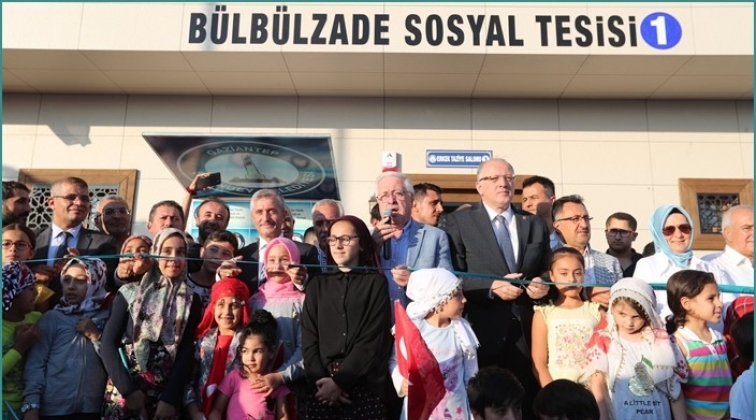 Bülbülzade Sosyal Tesisi hizmete açıldı